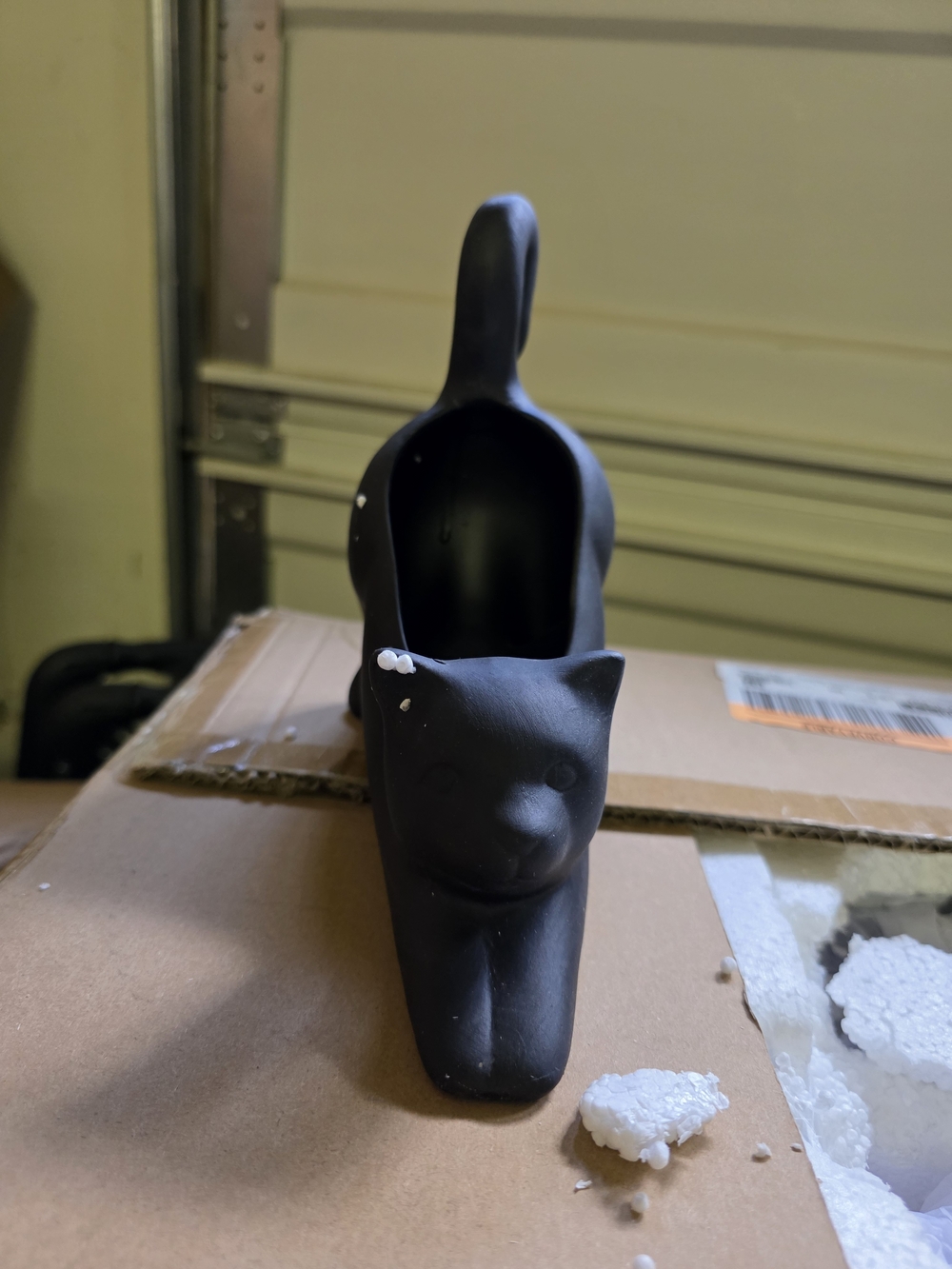 Black Cat Planter